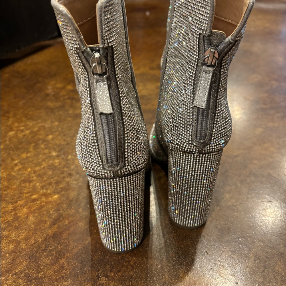 Steve Madden Rhinestone Booties - Picture 6 of 9